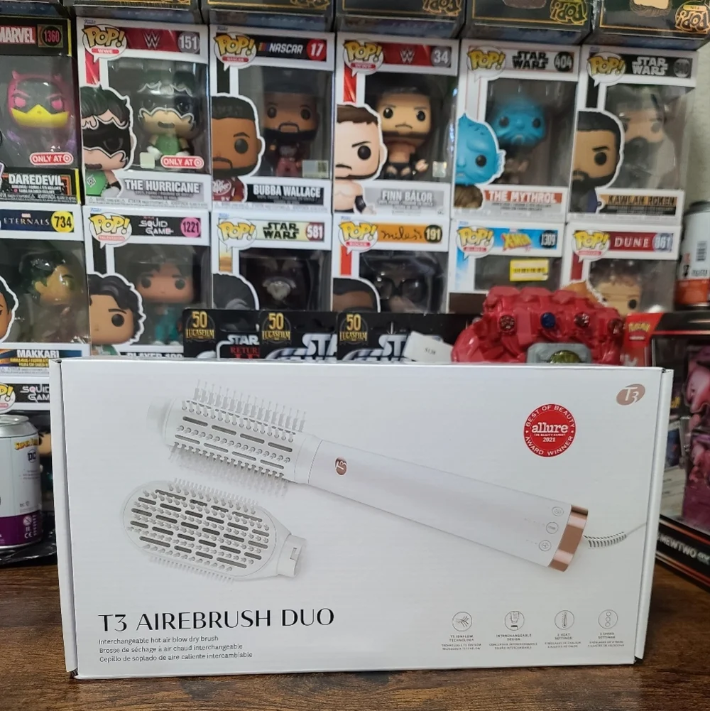 BRAND NEW IN BOX: T3 AireBrush Duo White/Rose Gold - Retails $189.99 - Picture 3 of 5